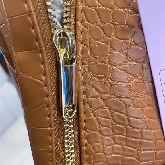 Wild Fable Cognac Croc Mini Dome Backpack Purse NWT - Picture 7 of 8